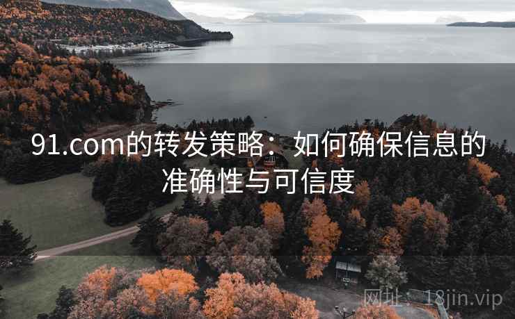 91.com的转发策略:如何确保信息的准确性与可信度 91.com的转发策略:如何确保信息的准确性与可信度